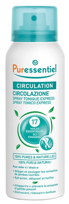 PURESSENTIEL SPRAY TONICO EXPRESS CIRCOLAZIONE 100 ML - Antica Farmacia Ferrari