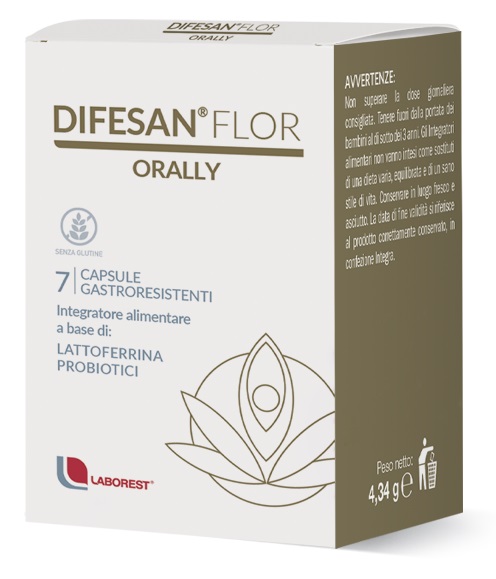 DIFESAN FLOR ORALLY 7 CAPSULE - Antica Farmacia Ferrari
