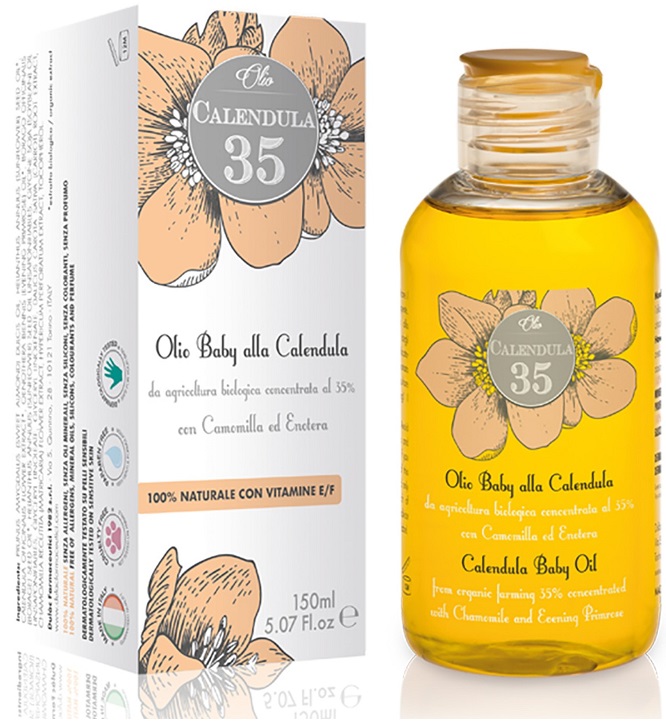 CALENDULA 35 OLIO BABY 150 ML - Antica Farmacia Ferrari