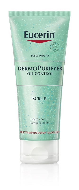 EUCERIN DERMOPURIFYER OIL CONTROL SCRUB 100 ML - Antica Farmacia Ferrari