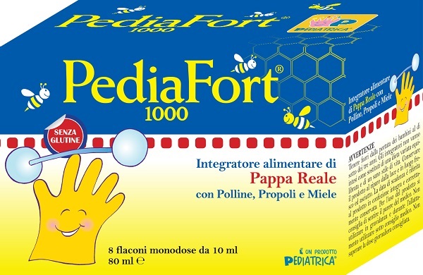 PEDIAFORT 1000 8 FLACONCINI 10 ML - Antica Farmacia Ferrari