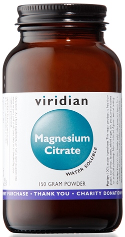 VIRIDIAN MAGNESIUM CITRATE POLVERE 150G VIRIDIAN MAGNESIO CITRATO - Antica Farmacia Ferrari