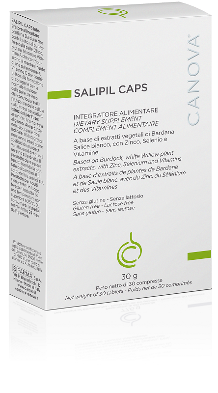 CANOVA SALIPIL CAPS 30 COMPRESSE NUOVA CONFEZIONE - Antica Farmacia Ferrari