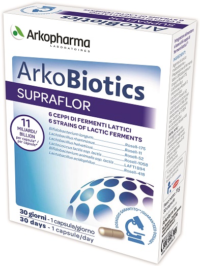 ARKOBIOTICS SUPRAFLOR 30 CAPSULE - Antica Farmacia Ferrari