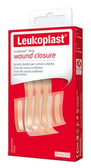 LEUKOSAN STRIP KIT DA 6 CEROTTI 6X38MM + 3 CEROTTI 6X75MM - Antica Farmacia Ferrari