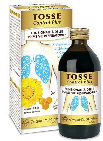 TOSSE CONTROL PLUS 200 ML LIQUIDO ANALCOLICO - Antica Farmacia Ferrari