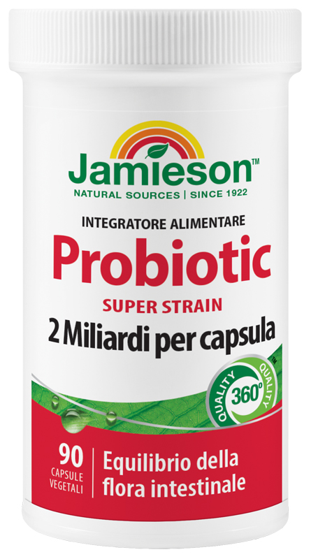 JAMIESON PROBIOTIC SUPER STRAIN 90 CAPSULE VEGETALI - Antica Farmacia Ferrari