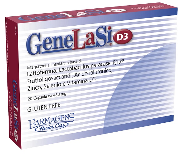 GENELASI D3 20 CAPSULE 450 MG - Antica Farmacia Ferrari