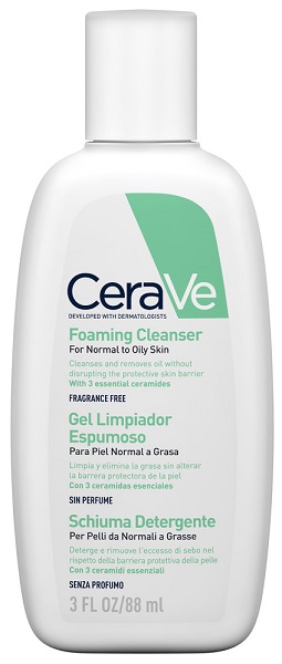 CERAVE SCHIUMA DETERGENTE VISO 88 ML - Antica Farmacia Ferrari