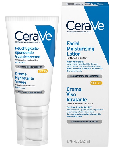 CERAVE CREMA VISO IDRATANTE SPF25 52 ML - Antica Farmacia Ferrari