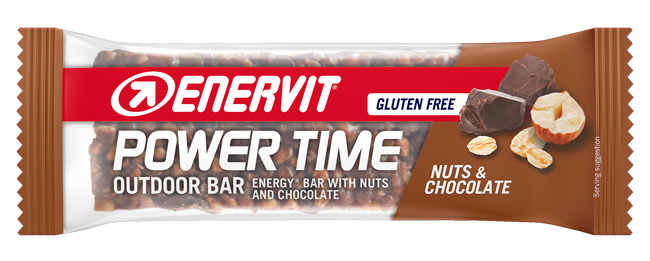 ENERVIT POWER TIME BARRETTA SENZA GLUTINE AL CIOCCOLATO 1 PEZZO - Antica Farmacia Ferrari