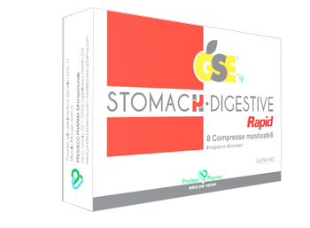 GSE STOMACH DIGESTIVE RAPID 8 COMPRESSE - Antica Farmacia Ferrari