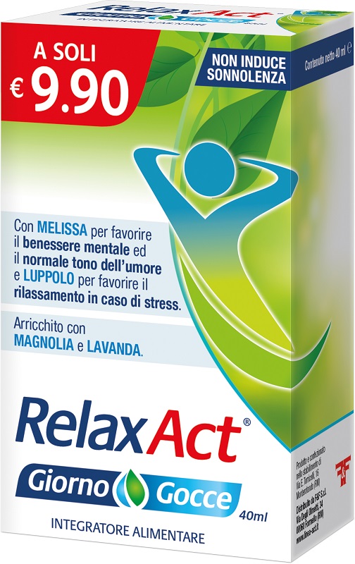 RELAX ACT GIORNO GOCCE 40 ML - Antica Farmacia Ferrari