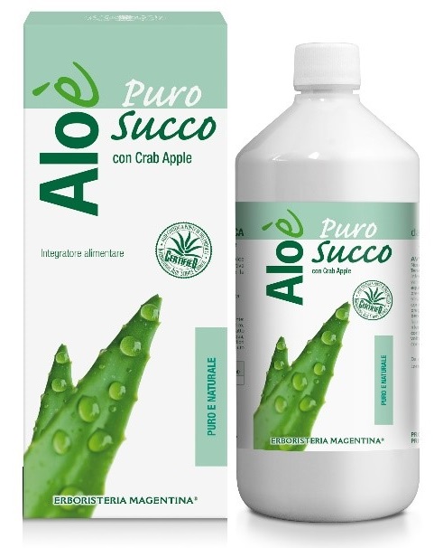 ALOE' ALOE PURO SUCCO BIO 1 LITRO - Antica Farmacia Ferrari