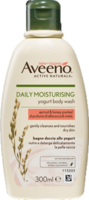 AVEENO BAGNO DOCCIA YOGURT ALBICOCCA & MIELE 300 ML PROMO - Antica Farmacia Ferrari