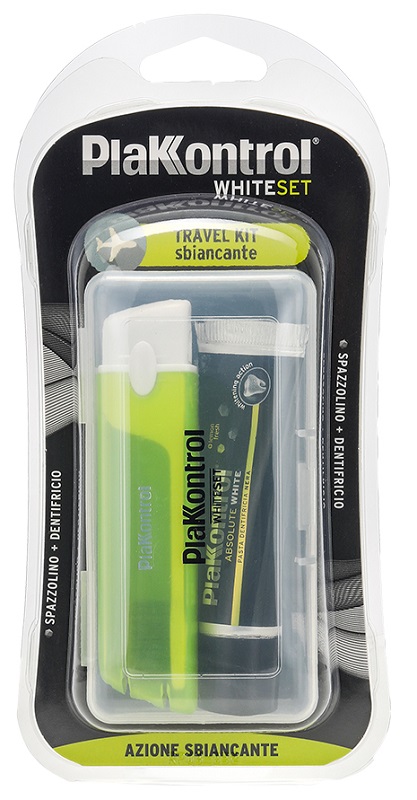 PLAKKONTROL WHITE SET TRAVEL KIT - Antica Farmacia Ferrari