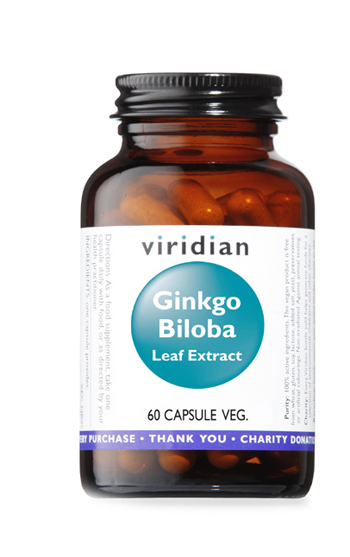 VIRIDIAN GINKGO BILOBA LEAF EXTR 60CPS - Oltrefarma