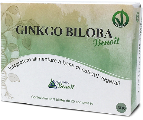 GINKO BILOBA BENOIT 60 COMPRESSE DA 500 MG - Antica Farmacia Ferrari