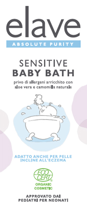 ELAVE BABY BATH DETERGENTE DELICATO CON CAMOMILLA E ALOE VERA BIOLOGICO 400 ML - Antica Farmacia Ferrari