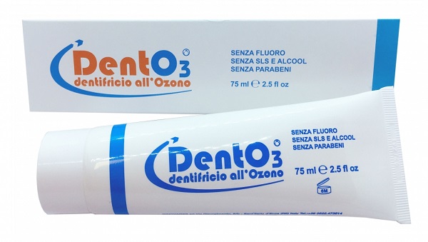 DENTO3 DENTIFRICIO OZONO 75 ML - Antica Farmacia Ferrari