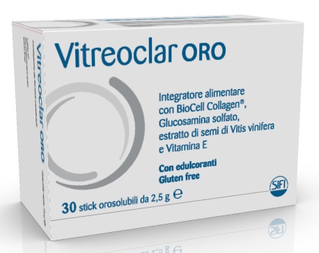 VITREOCLAR ORO 30 BUSTINE OROSOLUBILI DA 2,5 G - Antica Farmacia Ferrari