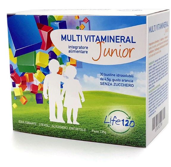 MULTI VITAMINERAL JUNIOR 30 BUSTINE - Antica Farmacia Ferrari