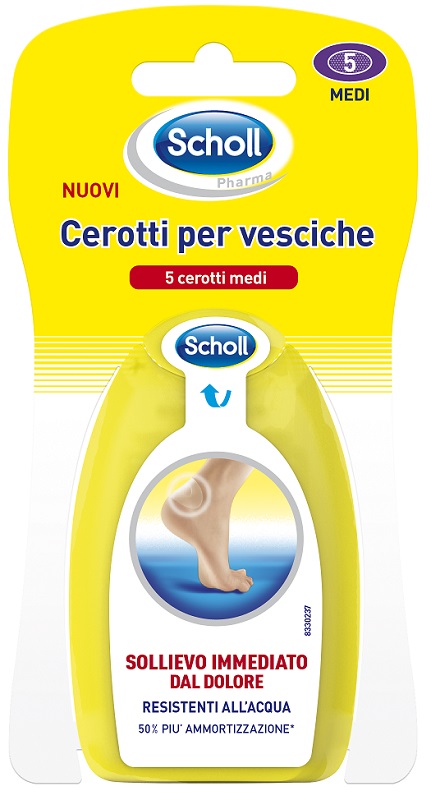 SCHOLL CEROTTI PER VESCICHE MEDIO DITA DEI PIEDI 6 PEZZI - Antica Farmacia Ferrari