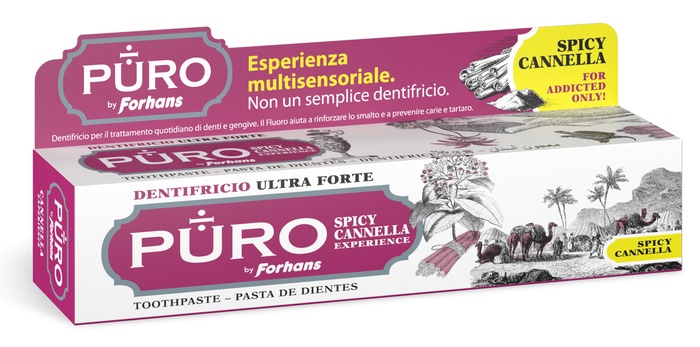 PURO DENTIFRICIO SPICY CANNELLA 75 ML - Antica Farmacia Ferrari