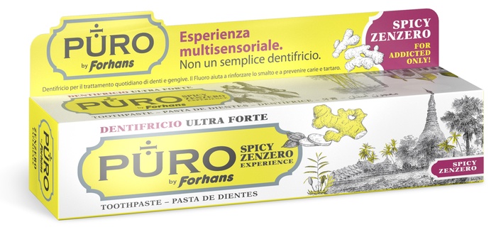 DENTIFRICIO PURO SPICY ZENZERO 75 ML - Antica Farmacia Ferrari