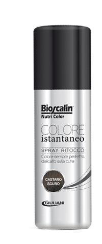 BIOSCALIN NUTRICOLOR SPRAY COLORE ISTANTANEO CASTANO SCURO 75 ML - Antica Farmacia Ferrari