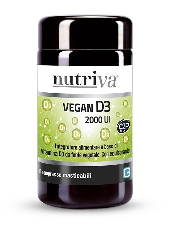 NUTRIVA VEGAN D3 60 COMPRESSE 2000 UI - Antica Farmacia Ferrari
