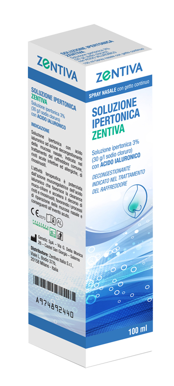 SOLUZIONE IPERTONICA ZENTIVA SPRAY NASALE 100 ML - Antica Farmacia Ferrari