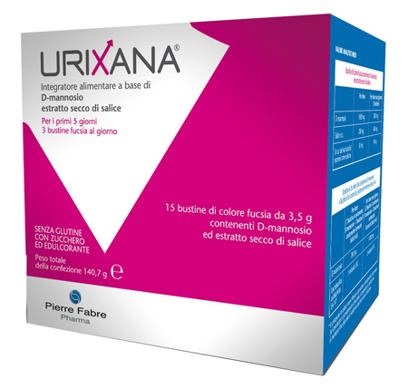 URIXANA 15 BUSTINE FASE 1 ATTACCO, 14 BUSTINE A FASE 2 MANTENIMENTO, 14 BUSTINE B FASE 2 MANTENIMENTO - Antica Farmacia Ferrari