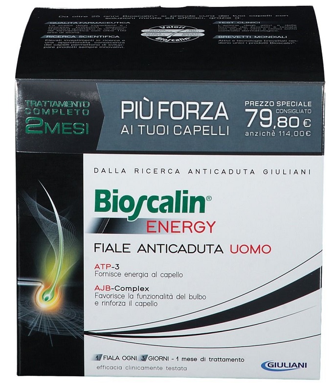 BIOSCALIN ENERGY FIALE DOPPIA TAGLIO PREZZO - Antica Farmacia Ferrari