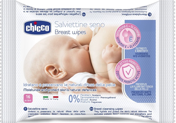 CHICCO SALVIETTE DETERGENTI PER IL SENO 16 PEZZI - Antica Farmacia Ferrari
