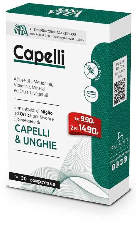 SANAVITA CAPELLI 30 COMPRESSE - Antica Farmacia Ferrari