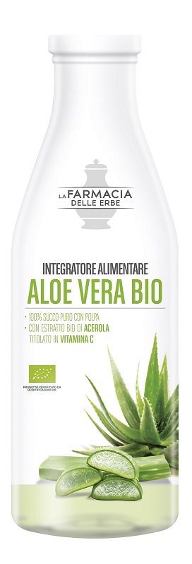 FARMACIA DELLE ERBE ALOE VERA SUCCO PURO BIO 1000 ML - Antica Farmacia Ferrari
