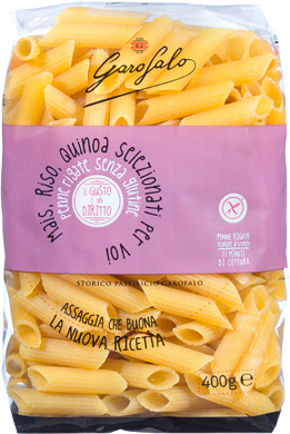GAROFALO PENNE RIGATE SENZA GLUTINE 400 G - Antica Farmacia Ferrari
