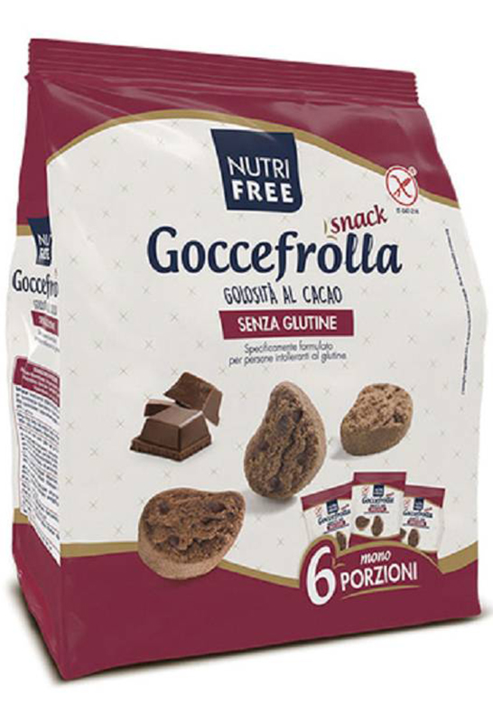 NUTRIFREE GOCCIOLOTTI CIOCCOLATO SNACK 40 G X 6 - Antica Farmacia Ferrari