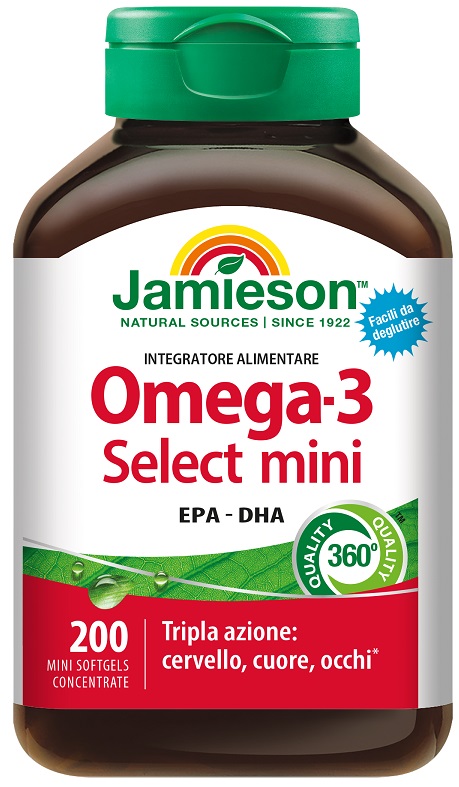JAMIESON OMEGA 3 SELECT MINI 200 PERLE - Oltrefarma