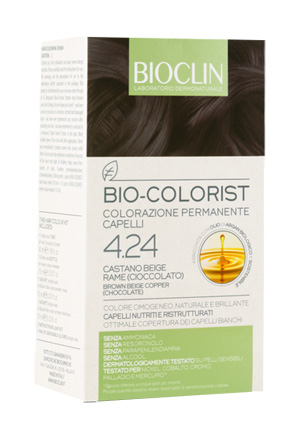 BIOCLIN BIO COLORIST 4,24 CASTANO BEIGE RAME CIOCCOLATO - Antica Farmacia Ferrari