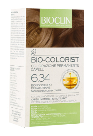 BIOCLIN BIO COLORIST 6,34 BIONDO SCURO DORATO RAME - Antica Farmacia Ferrari