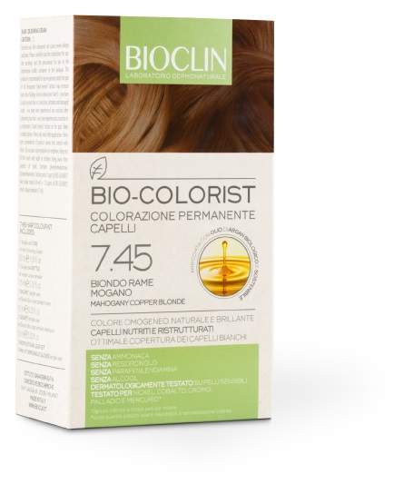 BIOCLIN BIO COLORIST 7,45 BIONDO RAME MOGANO - Antica Farmacia Ferrari