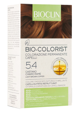 BIOCLIN BIO COLORIST 5,4 CASTANO CHIARO RAME - Antica Farmacia Ferrari