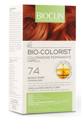 BIOCLIN BIO COLORIST 7,4 BIONDO RAME - Antica Farmacia Ferrari