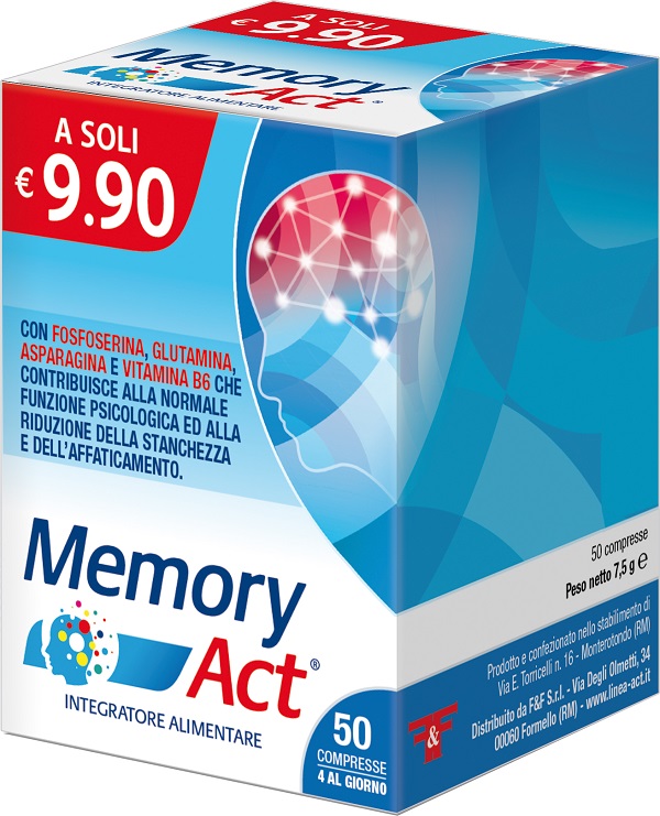 MEMORY ACT 50 COMPRESSE - Antica Farmacia Ferrari