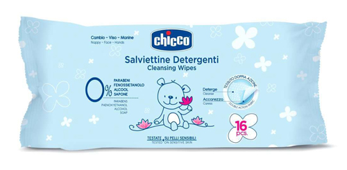 CHICCO COSMESI SALVIETTINE 16 PEZZI - Antica Farmacia Ferrari