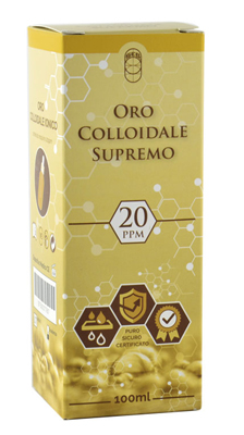 ORO COLLOIDALE SUPREMO 20PPM 100 ML - Antica Farmacia Ferrari