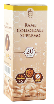 RAME COLLOIDALE SUPREMO 20PPM 100 ML - Antica Farmacia Ferrari