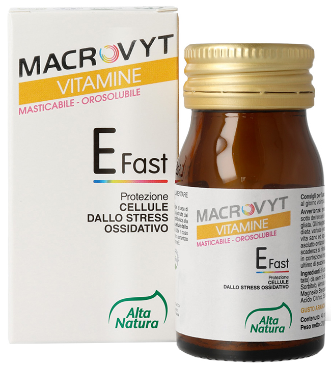 MACROVYT VITAMINA E 40 COMPRESSE FAST - Antica Farmacia Ferrari